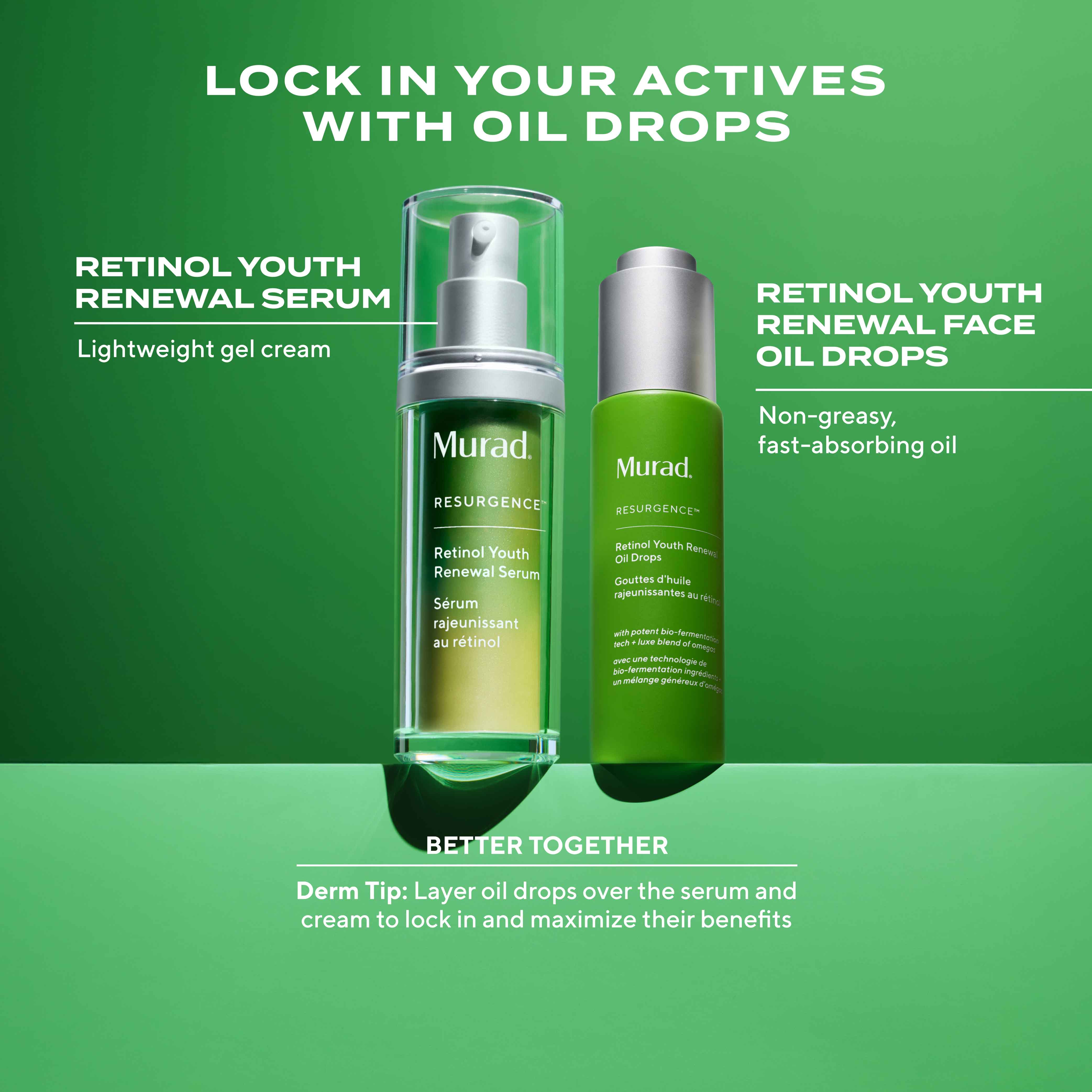 Retinol Youth Renewal Face Oil Drops